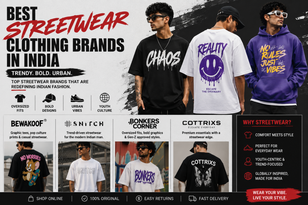 Best-Streetwear-Clothing-Brands-in-India