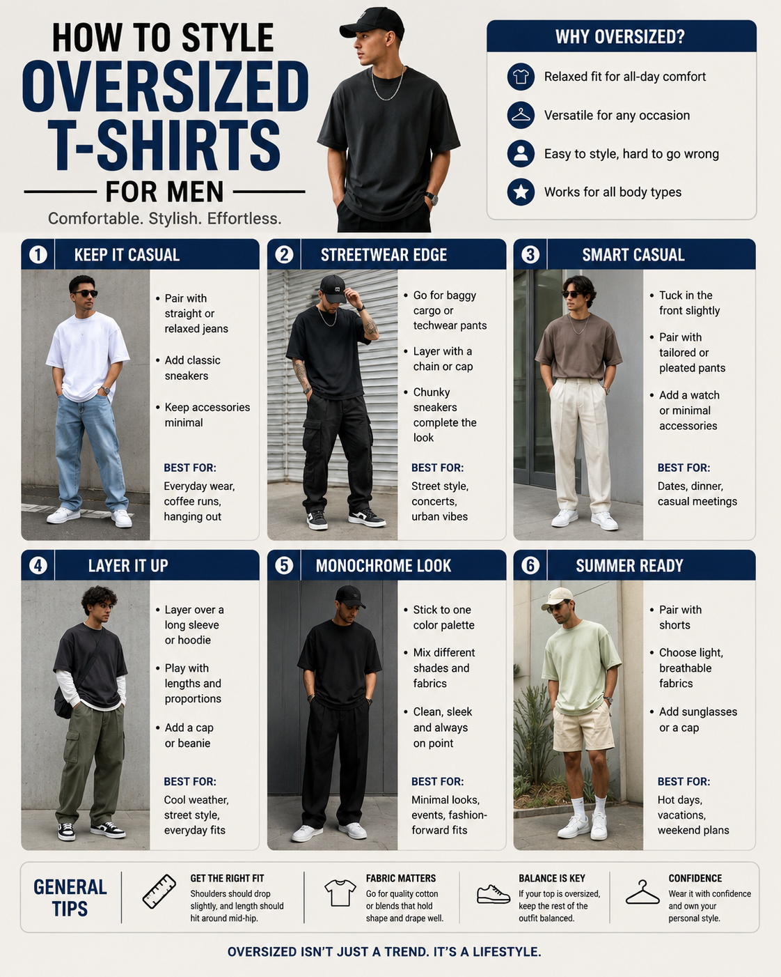 How to style oversized t-shirts