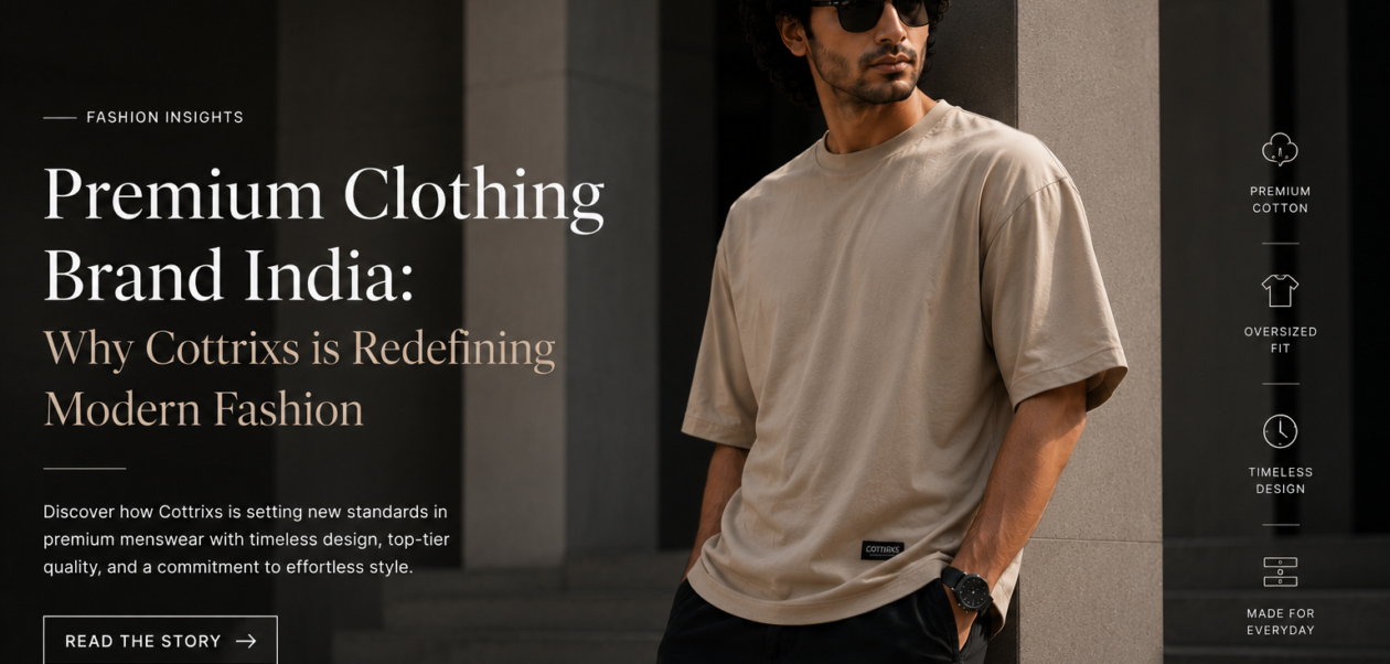 Premium Clothing Brand India - Cottrixs