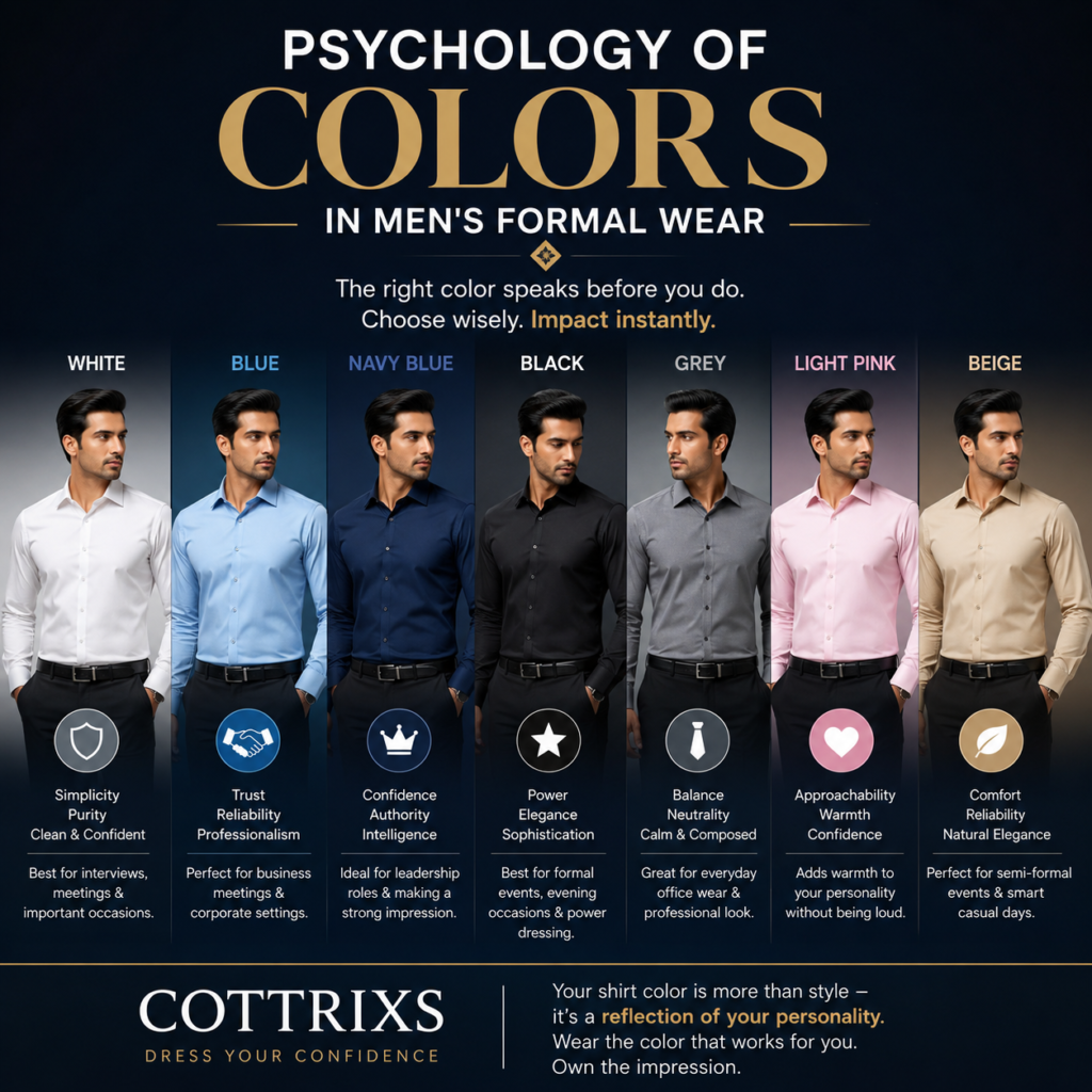 7 Powerful Psychology of Colors in Men's Formal Wear Tips Cottrixs