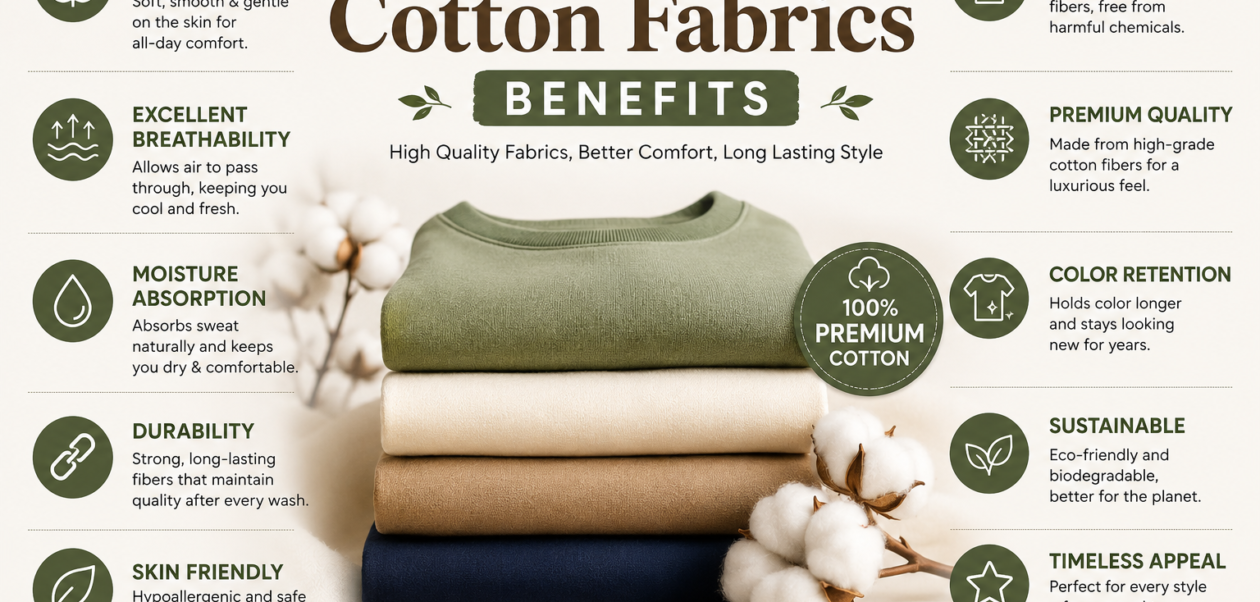 Premium cotton fabrics