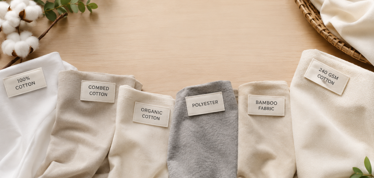 T-Shirt Fabric Types comparison