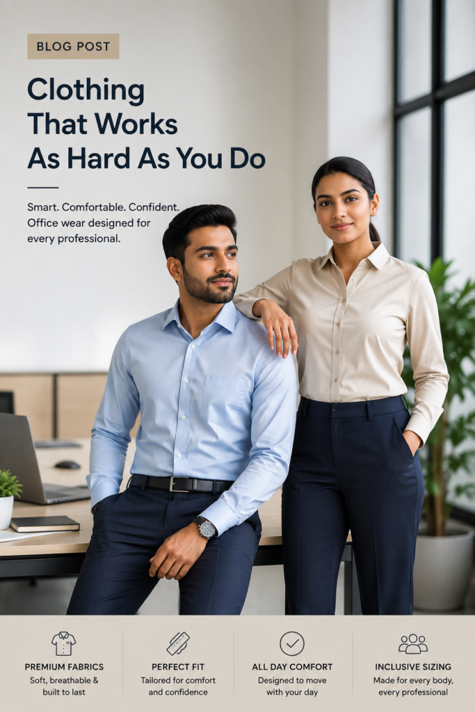 Office clothing colors and professional style