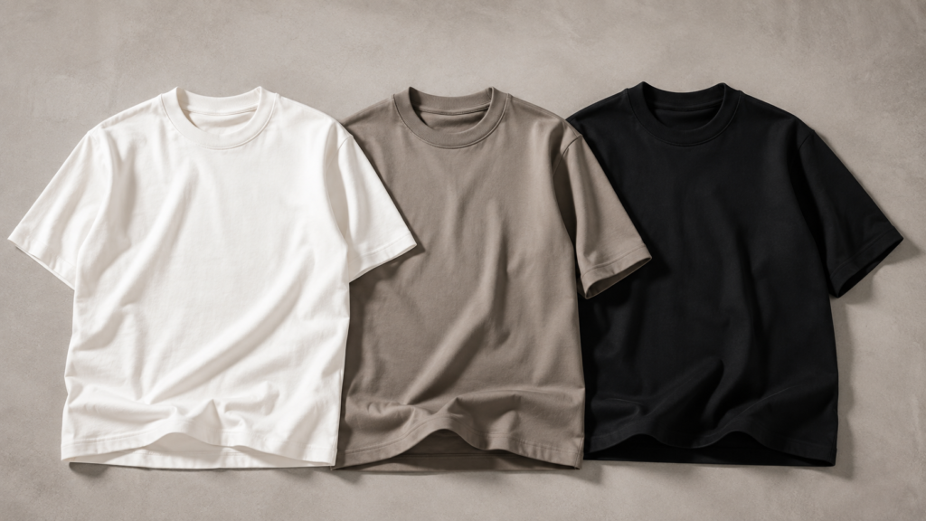 GSM guide for oversized T-shirts